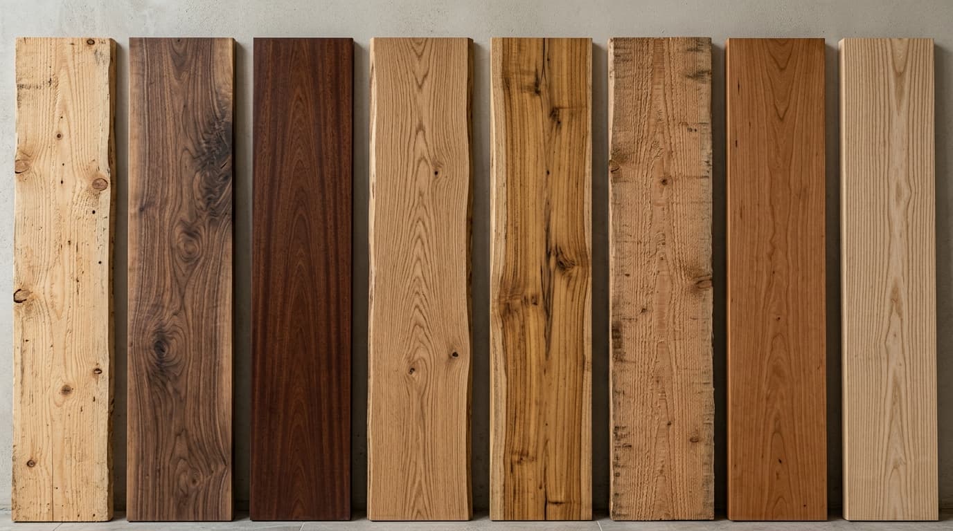 Especies de Madera Pacific Forest